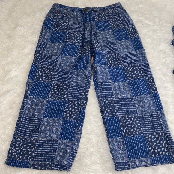 Madras Lauren Ralph Lauren 2 Piece outfit, top and capri in great condit… - Picture 6 of 9